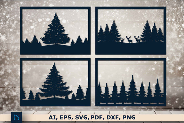 Christmas Wall Decor SVG Bundle SVG MD JOYNAL ABDIN 