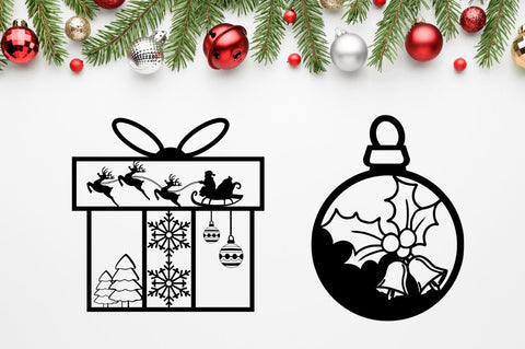 Christmas Wall Decor Svg Bundle SVG Regulrcrative 