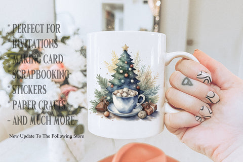 Christmas Watercolor Sublimation Bundle Sublimation Creativeart88 