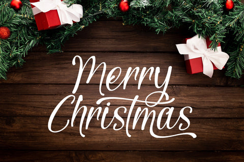 Christmas Weather Font Afandi Studio 