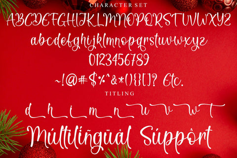 Christmas Weather Font Afandi Studio 