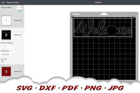 Christmas Welcome Sign | Peppermint SVG | Christmas SVG SVG Cloud9Design 