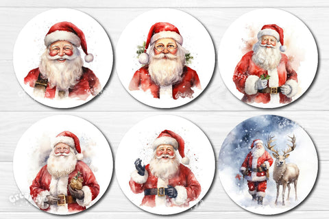 Christmas wind spinner Bundle Santa Wind spinner, Owl Sublimation Vintage Retro Sublimation Createya Design 