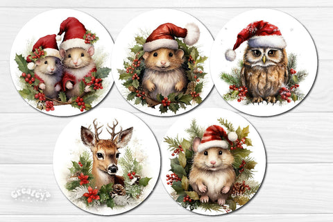 Christmas wind spinner Sublimation Bundle Christmas bundle sublimation wind spinner PNG Owl Wind Spinner Sublimation Createya Design 