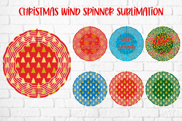 Christmas wind spinner | Wind spinner sublimation Sublimation Svetana Studio 