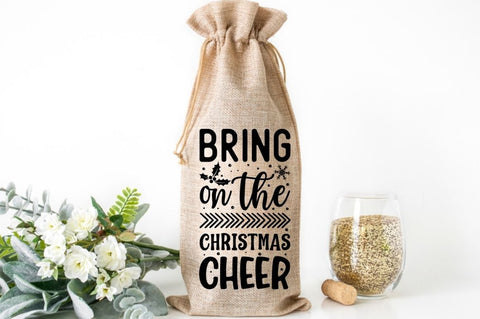 Christmas Wine Bag Bundle SVG Designangry 