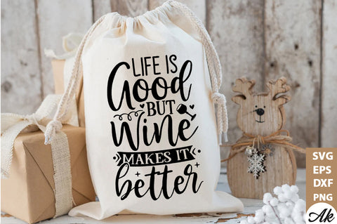 Christmas Wine Bag SVG Bundle SVG akazaddesign 