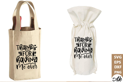 Christmas Wine Bag SVG Bundle SVG akazaddesign 