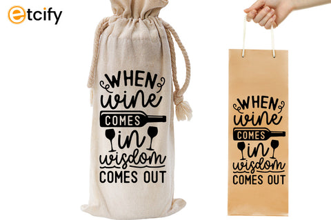 Christmas Wine Bag SVG Bundle SVG etcify 