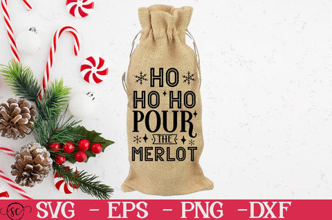 Christmas Wine Bag SVG Bundle SVG Svgcraft 