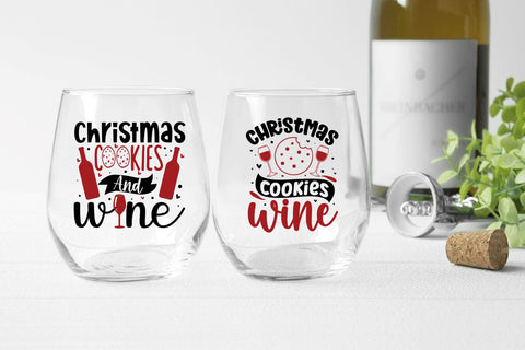 Christmas wine Svg bundle SVG Regulrcrative 