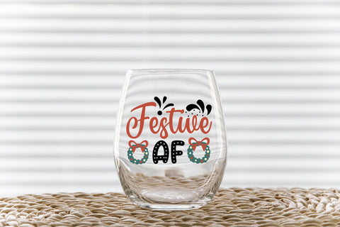 Christmas Wine Svg Bundle SVG Rupkotha 