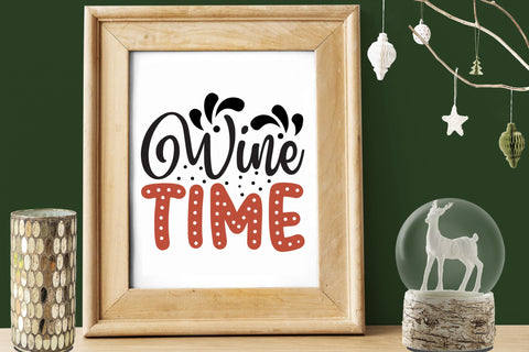 Christmas Wine Svg Bundle SVG Rupkotha 