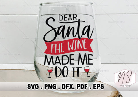 Christmas wine svg bundle, wine Christmas svg, believe svg, christmas cut file, christmas scene svg, funny christmas svg, cut file SVG NS Arts Shop 