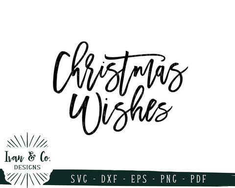Christmas Wishes SVG Files | Christmas | Holidays | Winter SVG (724835542) SVG Ivan & Co. Designs 