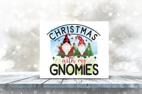 Christmas with My Gnomies PNG Sublimation Sublimation CraftLabSVG 