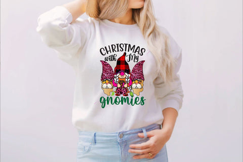 christmas with my gnomies Sublimation SVGArt 