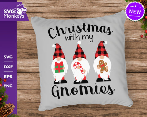Christmas With My Gnomies Svg, Gnomes Svg, Christmas Gnome Svg SVG SvgMonkeys 