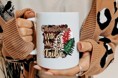 Christmas With My Tribe Sublimation Sublimation Jagonath Roy 