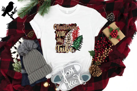 Christmas With My Tribe Sublimation Sublimation Jagonath Roy 