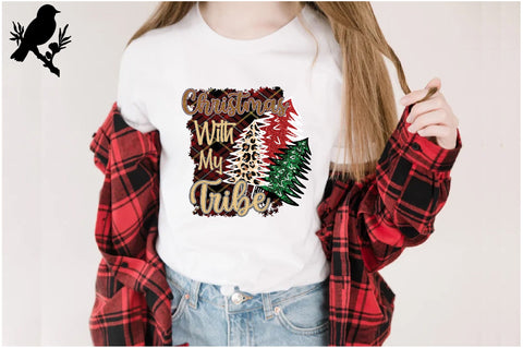 Christmas With My Tribe Sublimation Sublimation Jagonath Roy 