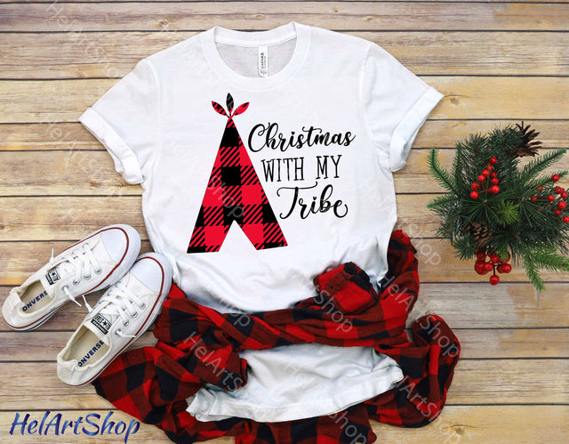 Christmas With My Tribe svg SVG _HelArtShop_ 