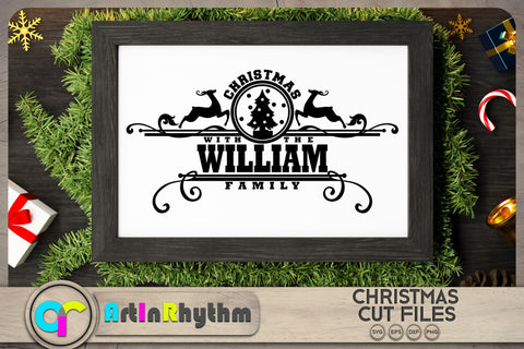 Christmas with the family SVG / Christmas decoration SVG SVG Artinrhythm shop 