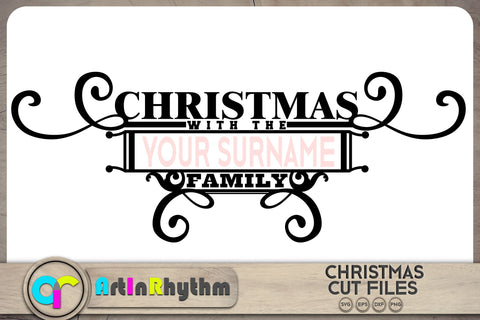 Christmas with the family SVG / Christmas decoration SVG SVG Artinrhythm shop 