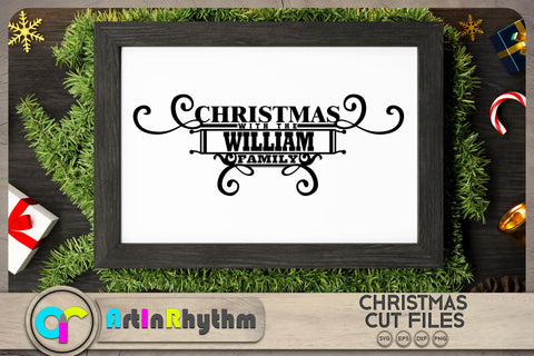 Christmas with the family SVG / Christmas decoration SVG SVG Artinrhythm shop 