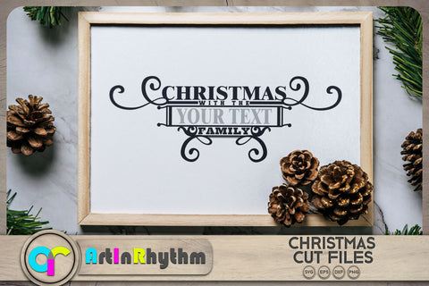 Christmas with the family SVG / Christmas decoration SVG SVG Artinrhythm shop 