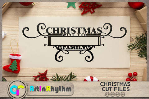 Christmas with the family SVG / Christmas decoration SVG SVG Artinrhythm shop 