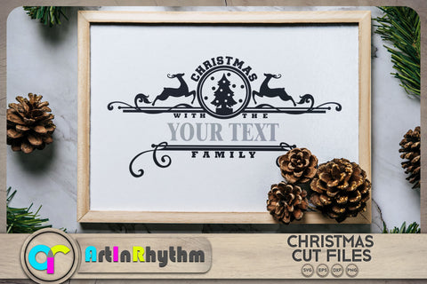 Christmas with the family SVG / Christmas decoration SVG SVG Artinrhythm shop 