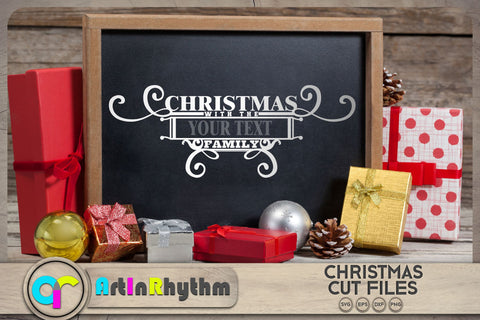 Christmas with the family SVG / Christmas decoration SVG SVG Artinrhythm shop 