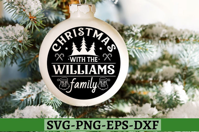 Christmas with the williams family SVG SVG DESIGNISTIC 