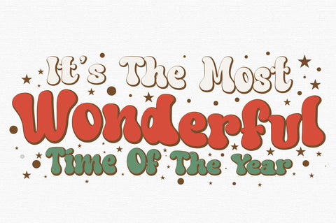 Christmas Wonderful Time SVG Design SVG designartist 