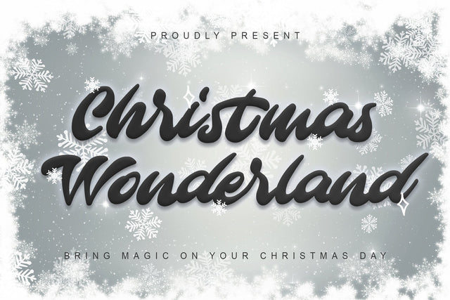 Christmas Wonderland Font Letterara 