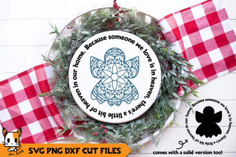 Christmas Wood Round SVG Bundle | Mandala SVG SVG Zen Kitty 