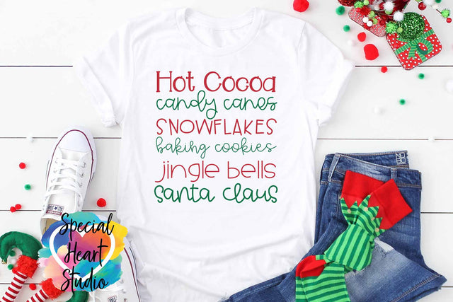Christmas Word Art SVG Special Heart Studio 