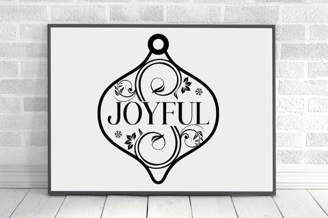 Christmas Word Ornaments SVG Bundle SVG Regulrcrative 