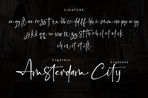 Christmas Worship Font Letterara 