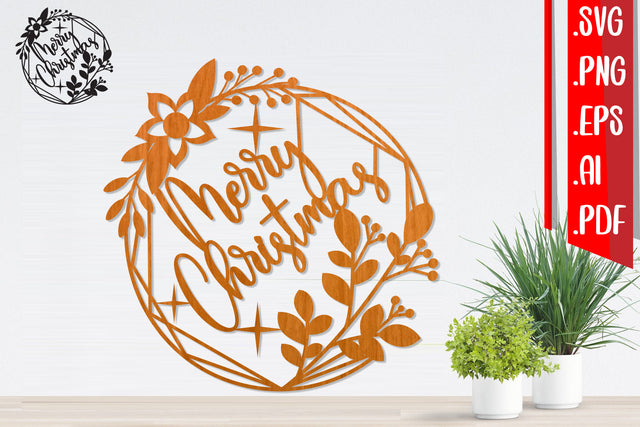 Christmas Wreath 3 - Svg Eps Ai Png Pdf SVG zafrans studio 