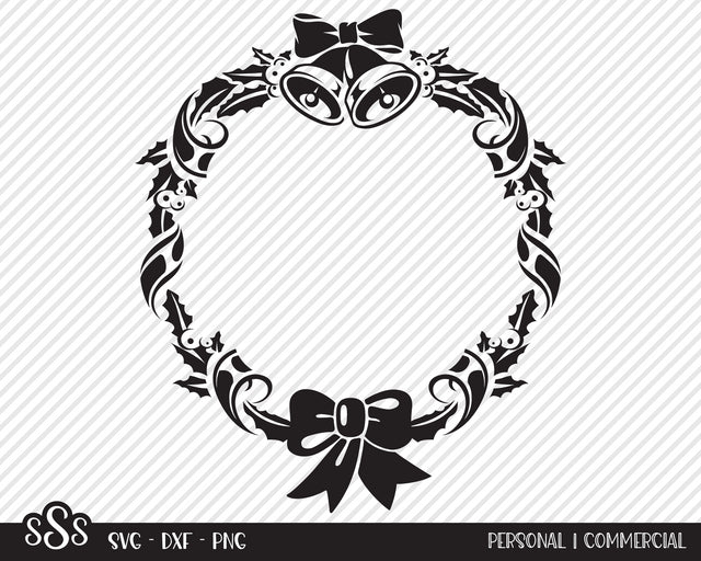 Christmas Wreath | Christmas SVG SVG Texas Southern Cuts 