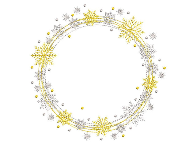 Christmas Wreath Embroidery Design Embroidery/Applique DESIGNS Nino Nadaraia 