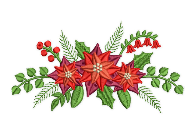 Christmas wreath Embroidery Design, Holiday Embroidery Design, Christmas decor Embroidery Design, Merry Christmas machine embroidery file Embroidery/Applique DESIGNS NextEmbroidery 