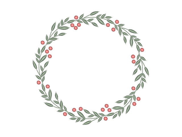 Christmas Wreath Machine Embroidery Design Embroidery/Applique DESIGNS Nino Nadaraia 