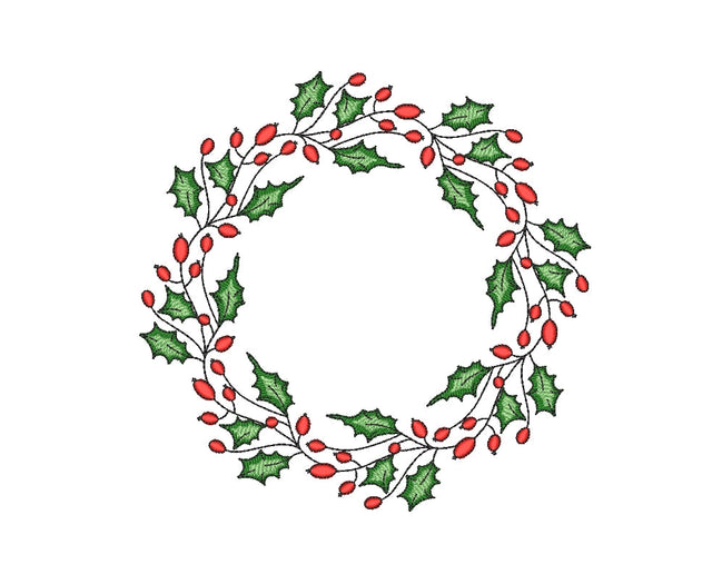 Christmas Wreath Machine Embroidery Design Embroidery/Applique DESIGNS Nino Nadaraia 