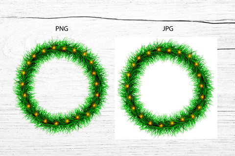 Christmas wreath PNG. Christmas Ornament Sublimation. Sublimation Samaha Design 