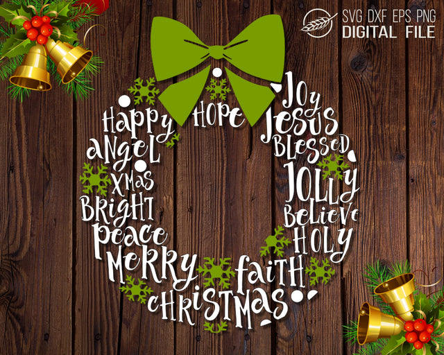 Christmas wreath SVG Boertiek 