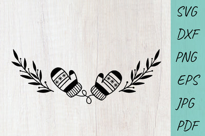 Christmas wreath SVG | Monogram Christmas | Winter Monogram SVG Irina Ostapenko 