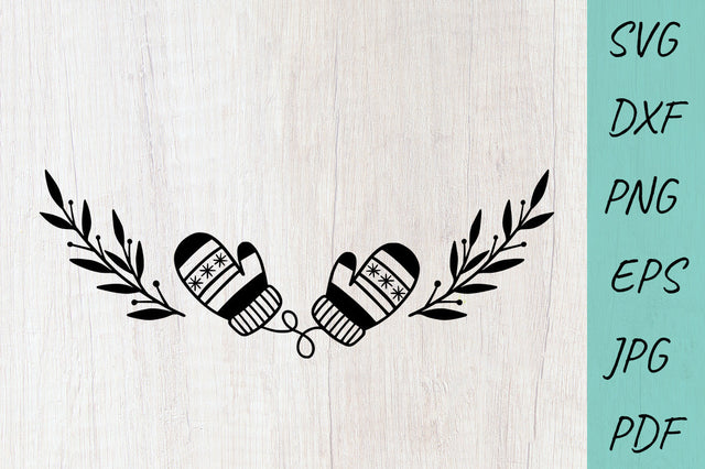 Christmas wreath SVG | Monogram Christmas | Winter Monogram SVG Irina Ostapenko 